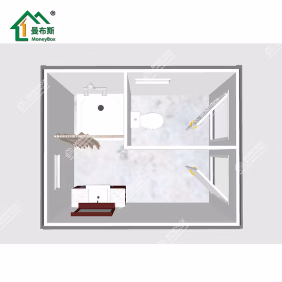 House Design Mobile Modular Prefabricated Container Bathroom Pods for Office