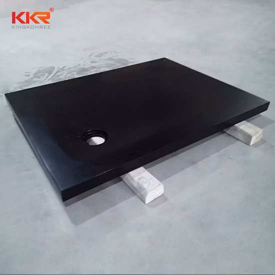 Hondao 60*36 Inch Eco Friendly Artificial Stone Shower Basin Solid Surface Shower Tray