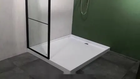 Hondao 60*36 Inch Eco Friendly Artificial Stone Shower Basin Solid Surface Shower Tray