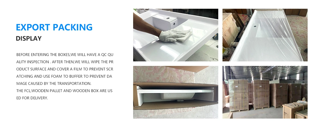 Hondao Laundry Sinks Quartz Stone Solid Surface Laundry Troughs Size at 950*600*240mm
