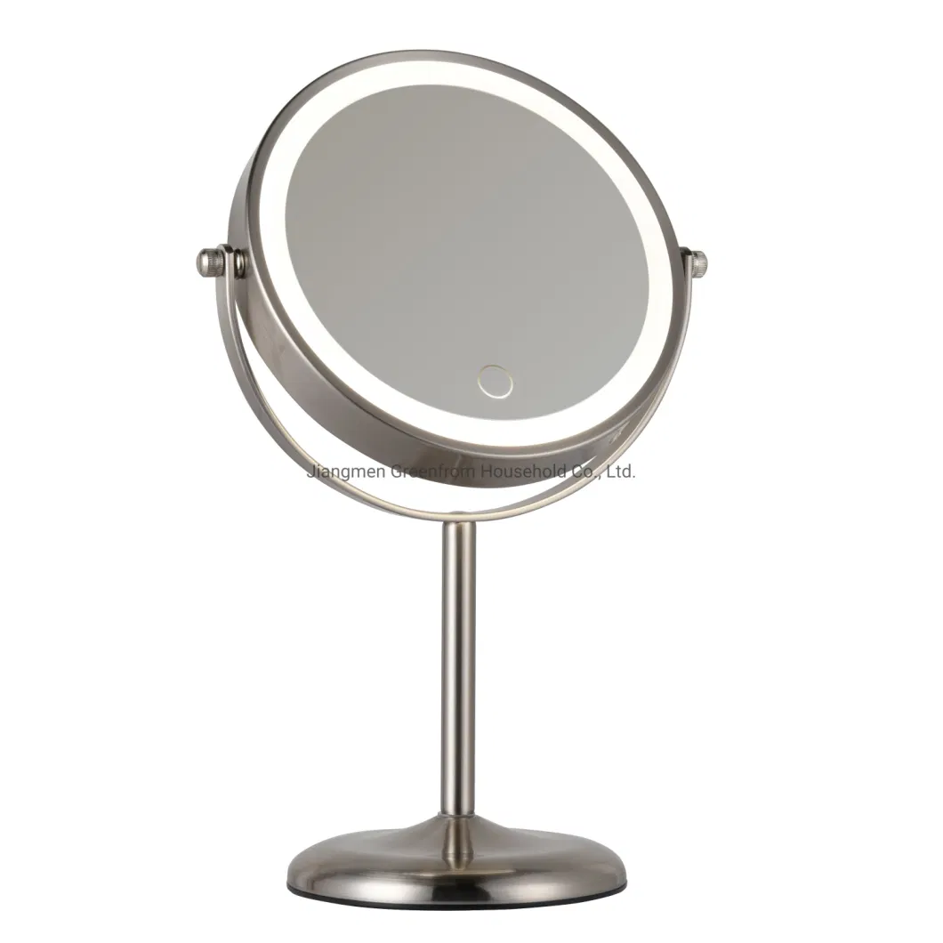 7&prime;&prime; HD Double Sided Home Decoration LED Lighting Make up Table Cosmetic Mirror