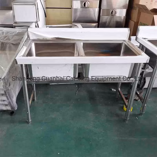 Freestanding Stainless Steel Sink Commercial Restaurant Sink Large Single Bowl Sink Outdoor Sink for Business Restaurant Cafe Bar Hotel Garage Laundry