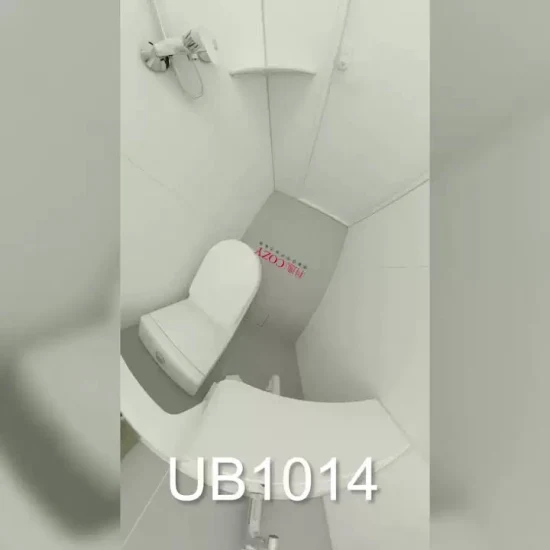 Waterproof modular bathroom unit prefabricated bathroom pod for epidemic hospital hotels
